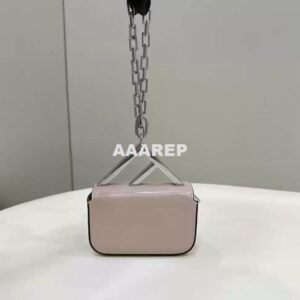 Replica Fendi 7AS173 Fendi First Sight Light Pink leather Nano bag