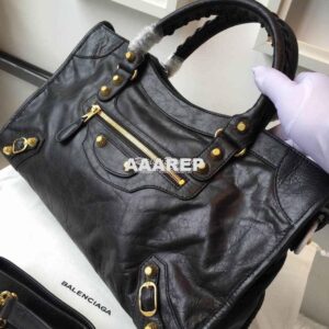 Replica Balenciaga Giant Gold City Black 2