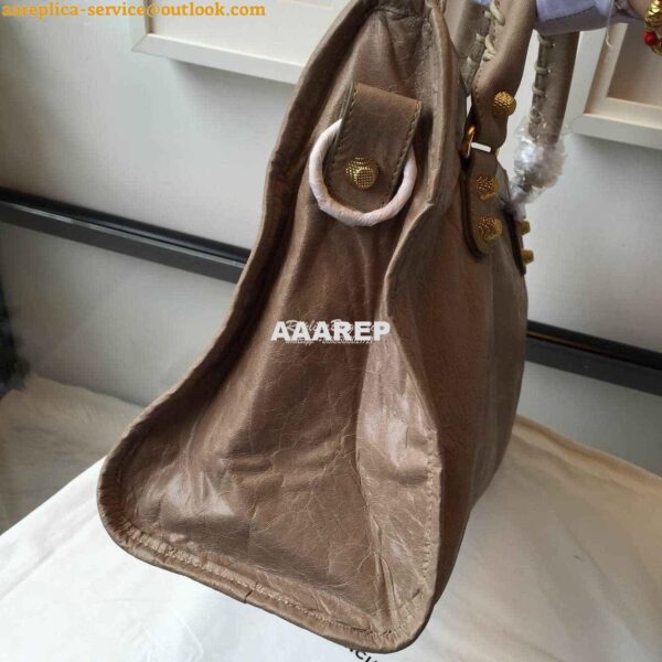 Replica Balenciaga Giant Gold City Brown 3