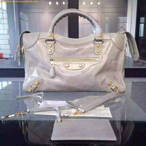 Replica Balenciaga Giant Gold City Pale Grey 3