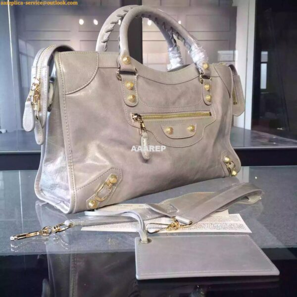 Replica Balenciaga Giant Gold City Pale Grey 7