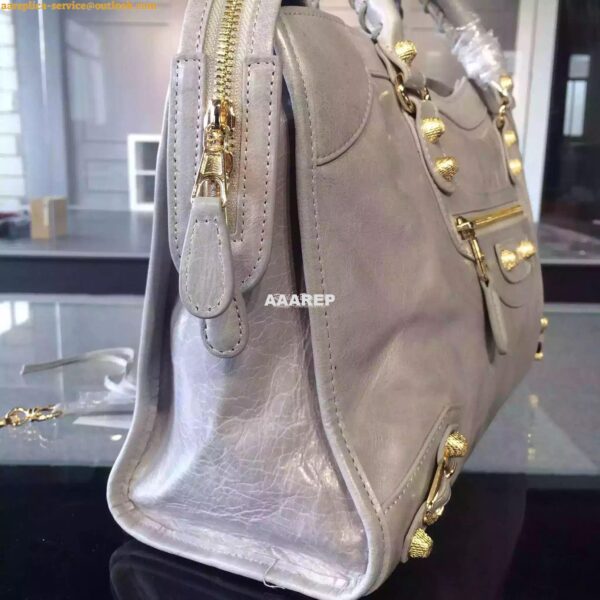 Replica Balenciaga Giant Gold City Pale Grey 6