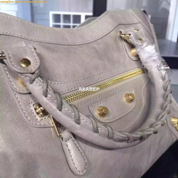 Replica Balenciaga Giant Gold City Pale Grey 9