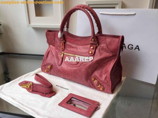 Replica Balenciaga Giant Gold City Red 3