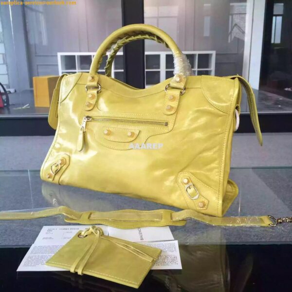 Replica Balenciaga Giant Gold City Yellow 4