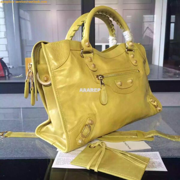 Replica Balenciaga Giant Gold City Yellow 5