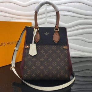 Replica Louis Vuitton Fold Tote MM Monogram Calfskin M45409 BLV351 2