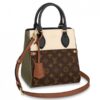 Replica Louis Vuitton Fold Tote MM Monogram Calfskin M45409 BLV351