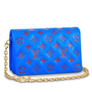 Replica Louis Vuitton Blue Coussin Pochette Bag M80743 BLV708