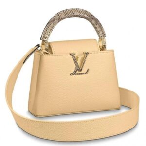 Replica Louis Vuitton Capucines Mini With Ayers Snakeskin Handle M55923 BLV668