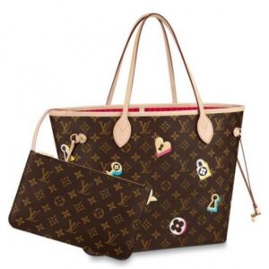 Replica Louis Vuitton Neverfull MM Bag Monogram Flowers M44364 BLV323