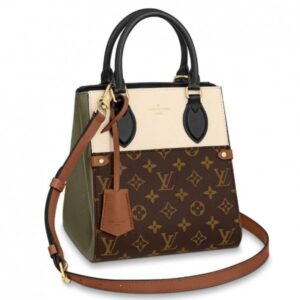 Replica Louis Vuitton Fold Tote PM Monogram Calfskin M45388 BLV697