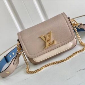 Replica Louis Vuitton Greige Lockme Tender Bag M58554 BLV710 2