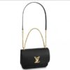 Replica Louis Vuitton Lockme Chain PM Bag In Griege Leather M57072 BLV683 2