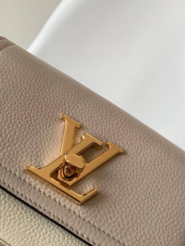 Replica Louis Vuitton LOCKME TENDER LV Bag Greige M58554 5