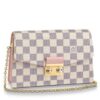 Replica Louis Vuitton Croisette Chain Wallet Damier Azur N60358 BLV047 2