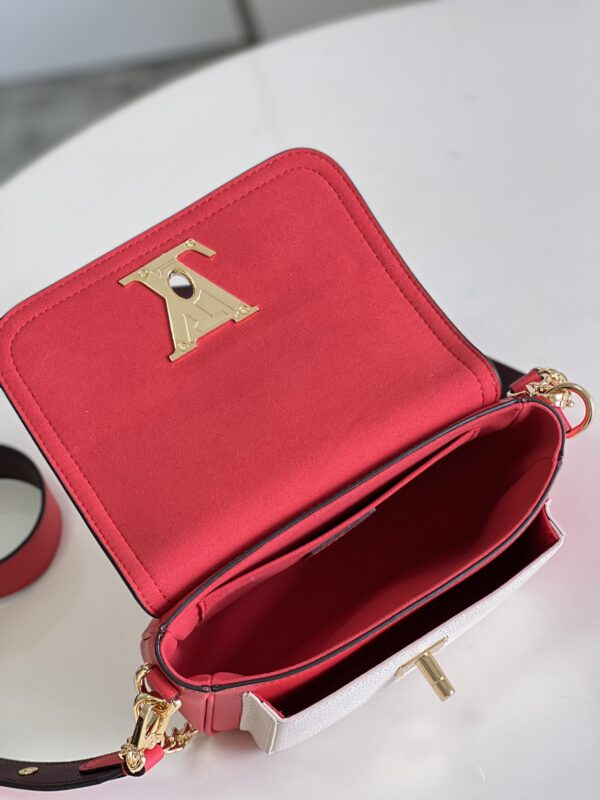 Replica Louis Vuitton LOCKME TENDER LV Bag Rose Pondichéry Pink M20614 9