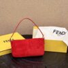 Replica Fendi 8521 Baguette Chain Midi Shoulder Bag Black 2