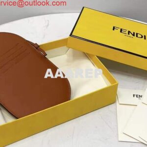 Replica Fendi 8526 Phone Shoulder Bag Brown 2