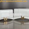 Replica Balenciaga Hourglass Chain Bag in Shiny Crocodile Embossed Lea 2