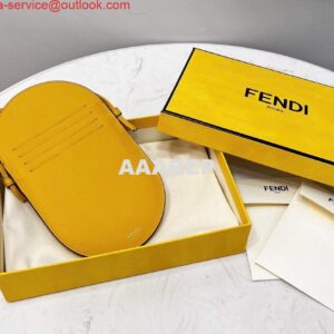 Replica Fendi 8526 Phone Shoulder Bag Yellow 2