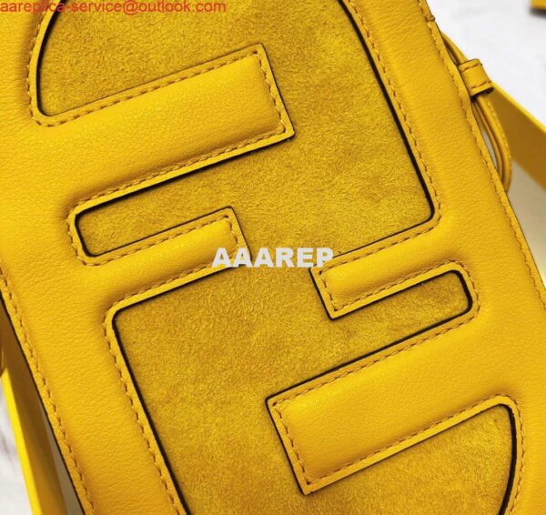 Replica Fendi 8526 Phone Shoulder Bag Yellow 6