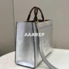 Replica Fendi 8553 Sunshine Medium Tote Shoulder Bag 8BH386 Gold Laminated leather shopper 2