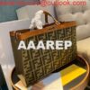 Replica Fendi 8BH374 FENDI PEEKABOO X-TOTE Light Green Canvas Bag 2