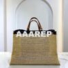 Replica Fendi 8BH374 FENDI PEEKABOO X-TOTE Light Green Canvas Bag