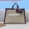 Replica Fendi 8BH374 FENDI PEEKABOO X-TOTE Natural Raffia Bag