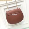 Replica Chloe Drew Shoulder bag Smooth and Suede Calfskin Black n Red