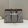 Replica Fendi 8BH374 Peekaboo X Tote Green Canvas Bag