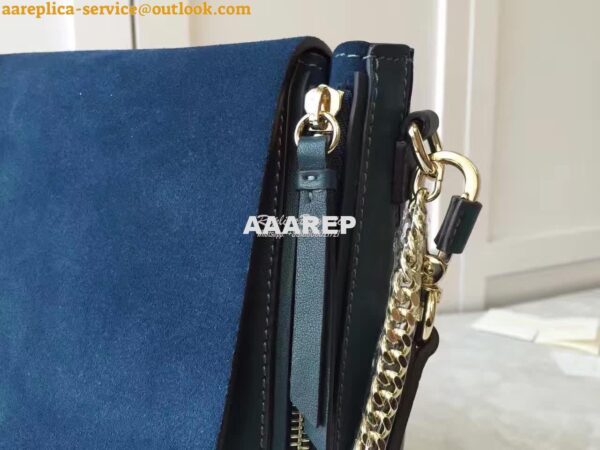 Replica Chloe Faye Backpack Blue 7