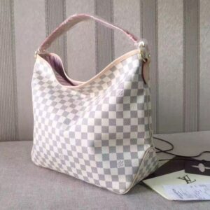 Replica Louis Vuitton Delightful MM Bag Damier Azur N41607 BLV066 2