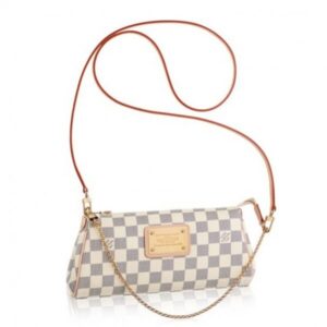 Replica Louis Vuitton Eva Clutch Bag Damier Azur N55214 BLV063