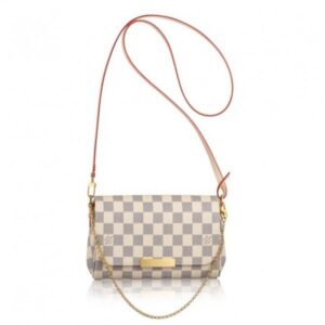 Replica Louis Vuitton Favorite PM Bag Damier Azur N41277 BLV057