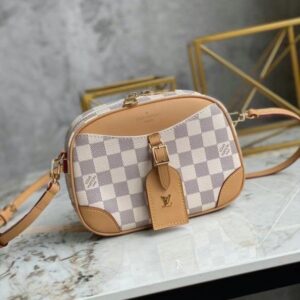 Replica Louis Vuitton Mini Deauville Bag Damier Azur N50048 BLV029 2