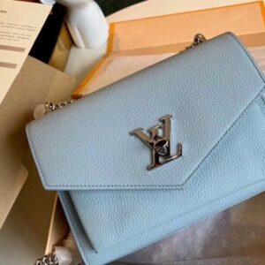 Replica Louis Vuitton Olympe Blue Mylockme BB Bag M56377 BLV798 2