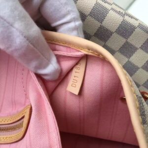 Replica Louis Vuitton Neverfull MM Bag Damier Azur N41605 BLV068 2