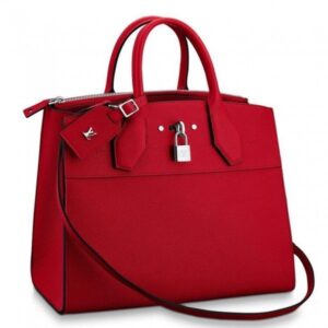 Replica Louis Vuitton Red City Steamer MM Bag M53015 BLV788