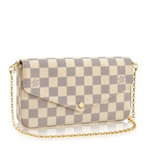 Replica Louis Vuitton Pochette Felicie Bag Damier Azur N63106 BLV051