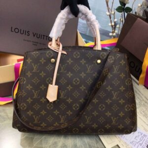 Replica Louis Vuitton Montaigne GM Bag Monogram Canvas M41067 BLV393 2