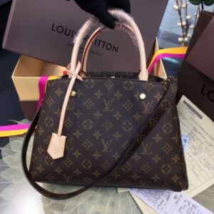 Replica Louis Vuitton Montaigne MM Bag Monogram Canvas M41056 BLV395 2