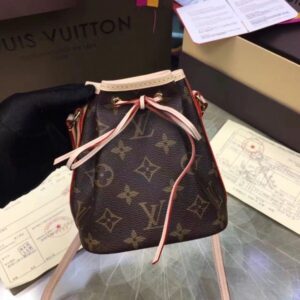 Replica Louis Vuitton Nano Noe Bag Monogram Canvas M41346 BLV436 2