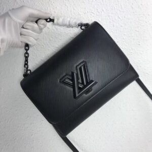 Replica Louis Vuitton Twist MM All Black Epi M53236 BLV229 2