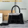 Replica Balenciaga Ville Top Handle Bag In White Small Grain Calfskin