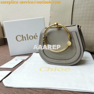 Replica Chloe Nile Bracelet Bag Grey