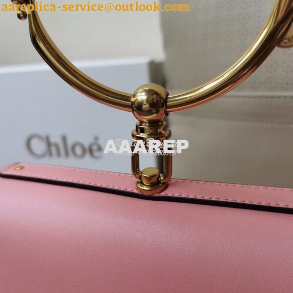 Replica Chloe Nile Bracelet Bag Pink 5