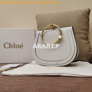 Replica Chloe Nile Bracelet Bag White