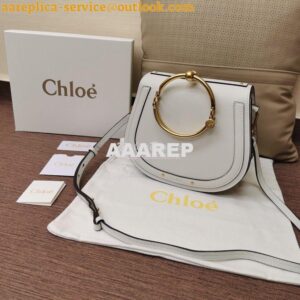 Replica Chloe Nile Bracelet Bag White 2